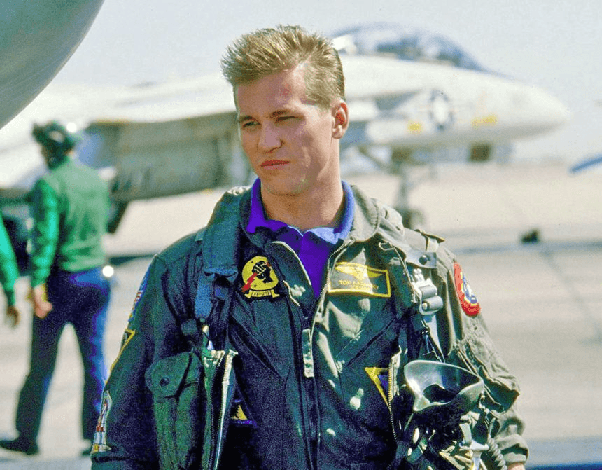 naval aviator Iceman in "Top Gun"(1986)