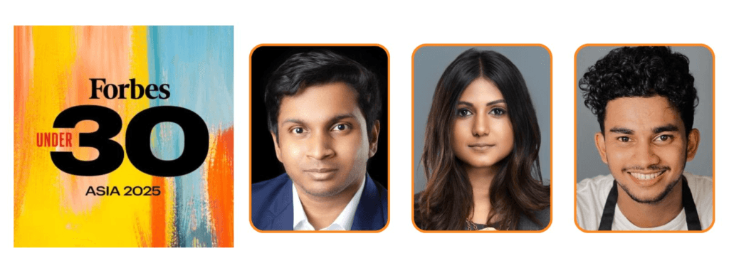 Three Sri Lankan Entrepreneurs Named in Forbes Asia’s 30 Under 30 List for 2025
